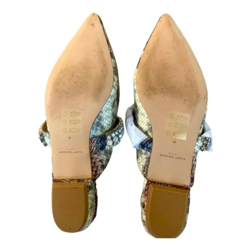 KURT GEIGER LONDON PRINCELY - NEW - Crystal Pointed-Toe Mule- EU 39/US 8.5 - Picture 10 of 10